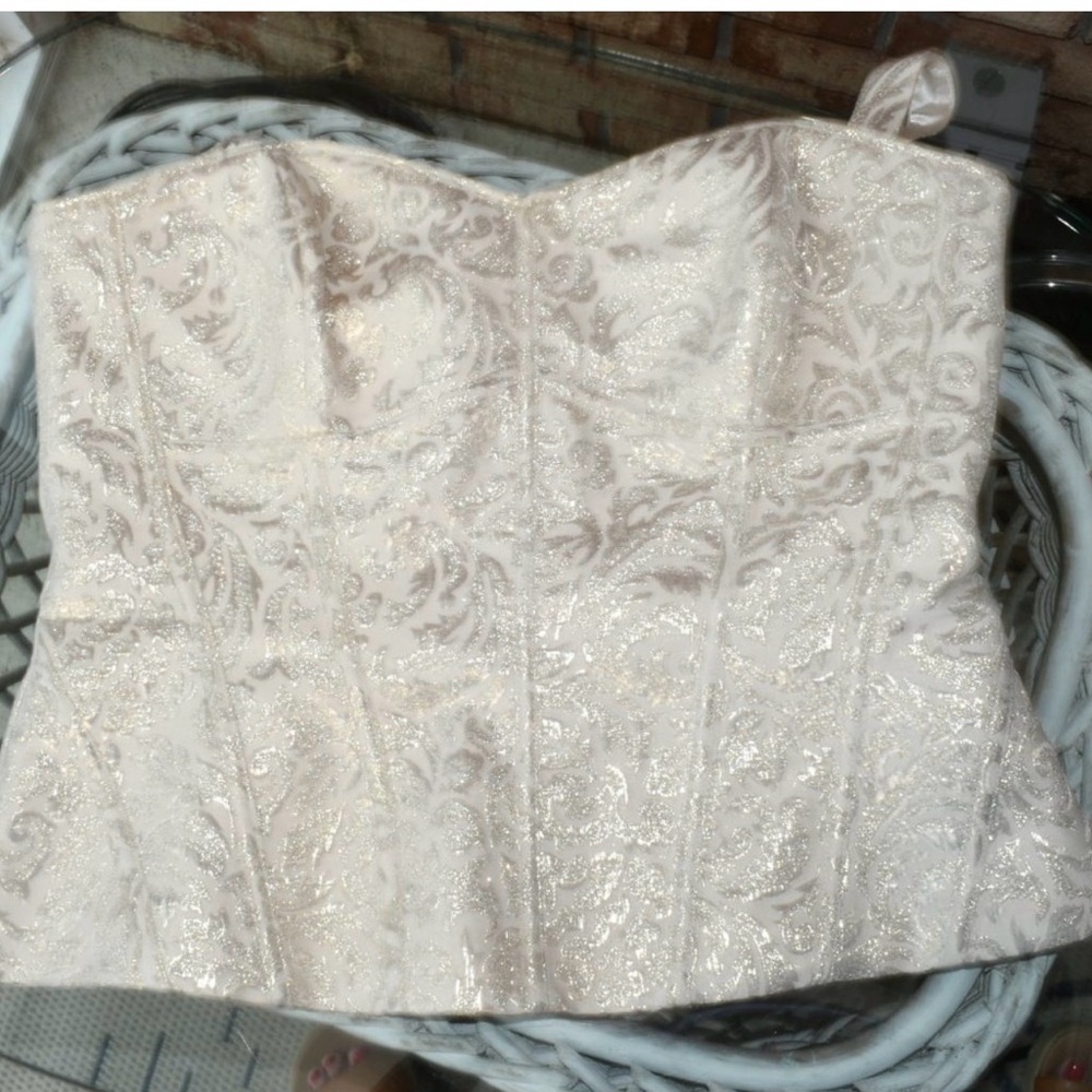 White House Black Market Corset Top
